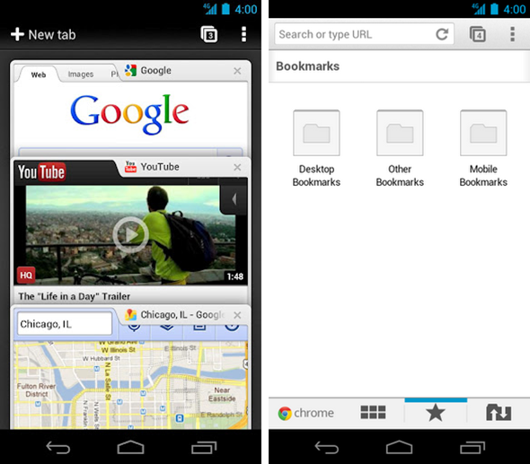 Téléchargement gratuit de l'application bêta de Chrome pour Android