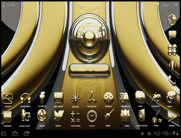 Next Launcher Luxury 3D Theme App Android Free Download