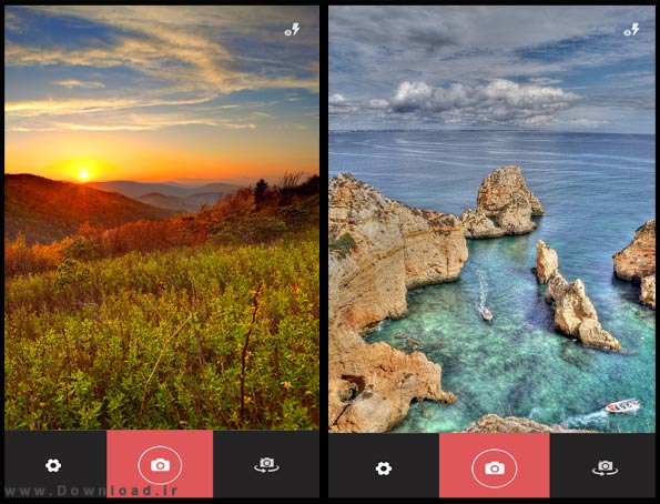 Aplikácia Pure HDR Camera Pro Android na stiahnutie zadarmo