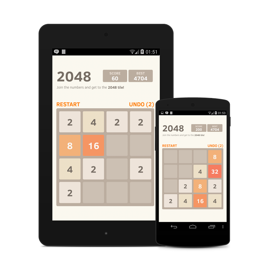 2048 Number puzzle Game Android Free Download