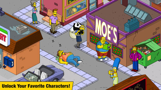 The Simpsons Tapped Out Game Android Free Download
