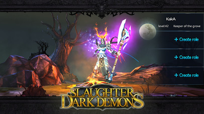 Slaughter Dark Demons Pure epic dark theme Ipa Game iOS Free Download