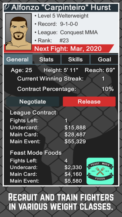 MMA Manager Ipa Game iOS Free Download